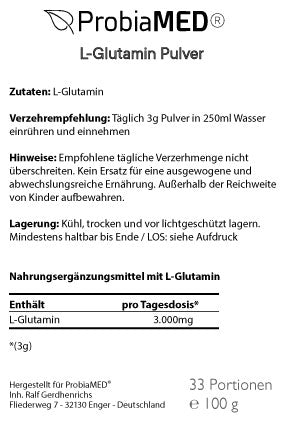 ProbiaMED Gluatmin Pulver 100g