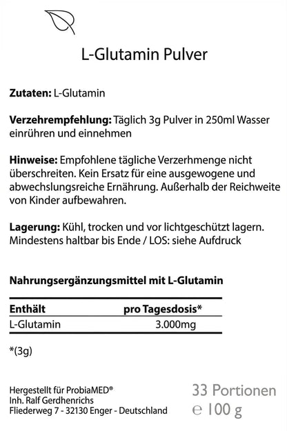 Gluatmin Pulver 100g