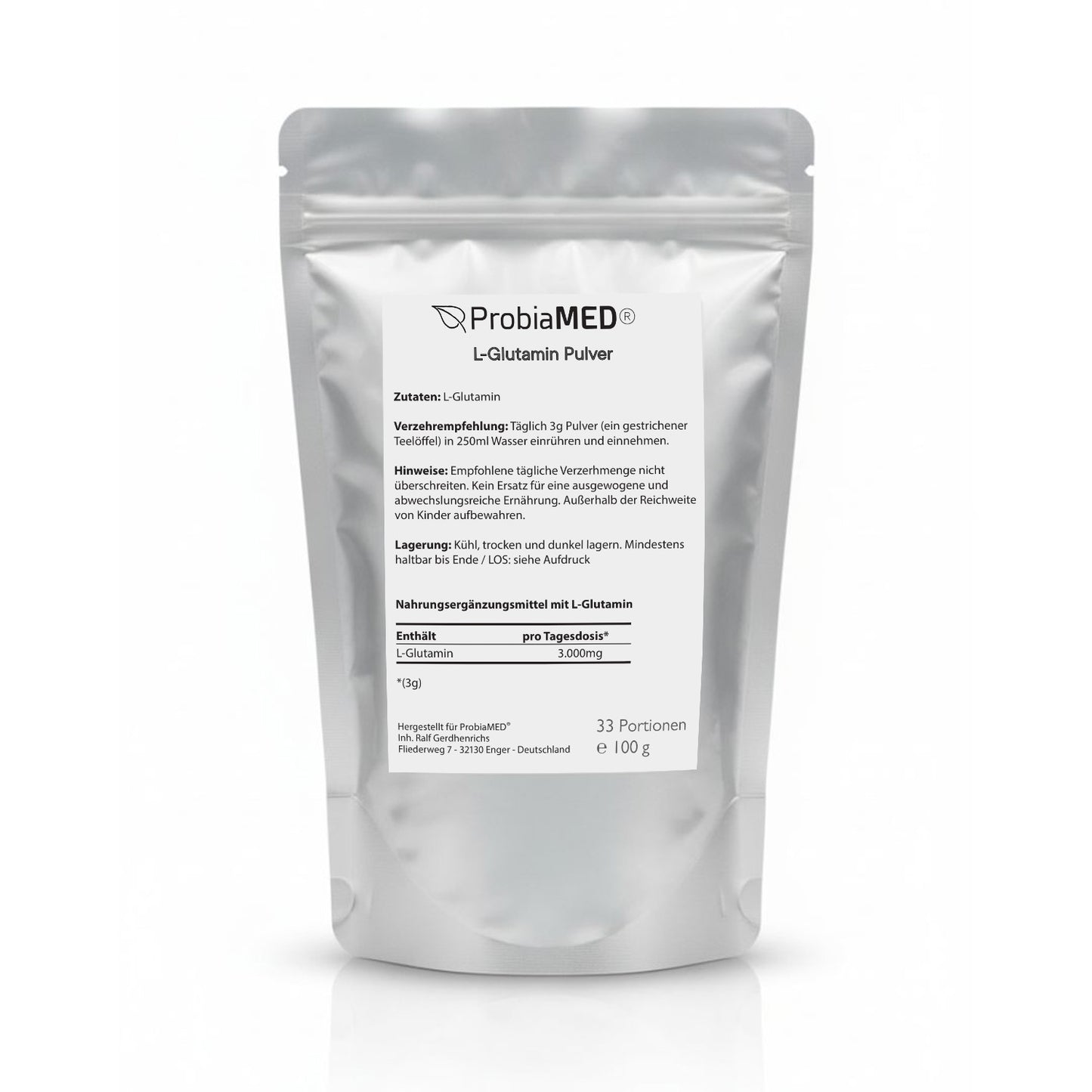 ProbiaMED Gluatmin Pulver 100g